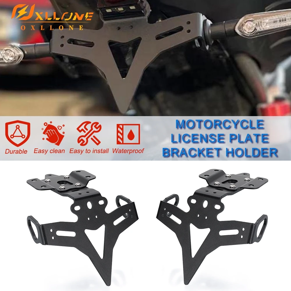 Motorcycle For Yamaha YZF R7 2021-2022-2023-2024-2025-2026 CNC License Plate Holder Bracket Rear Tail Tidy Fender Eliminator Kit