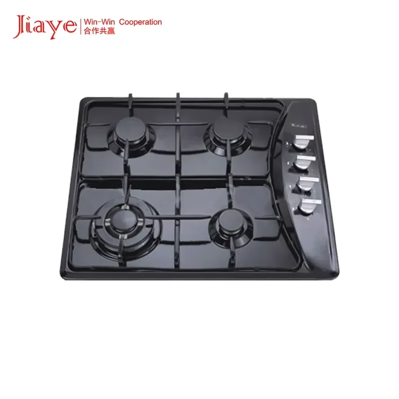 New Arrival Fashion Wholesale Best Price Attractive Design 4 Burners Tempered Glass Built In Gas Hob Cooktop
