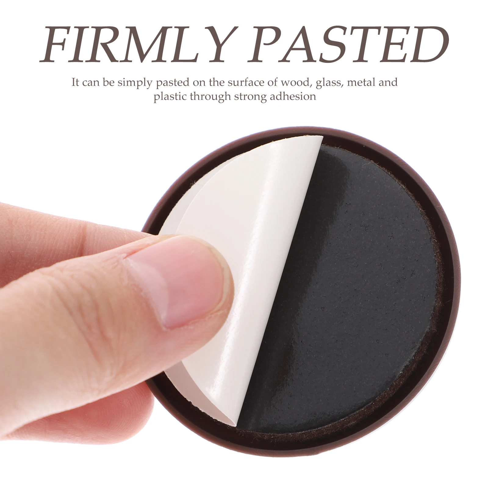 

20 Pcs Sliders Chair Mats Self Adhesive Durable Plastic Smooth Adhesive Floor Protection Mats Moving Tools Floor Protection