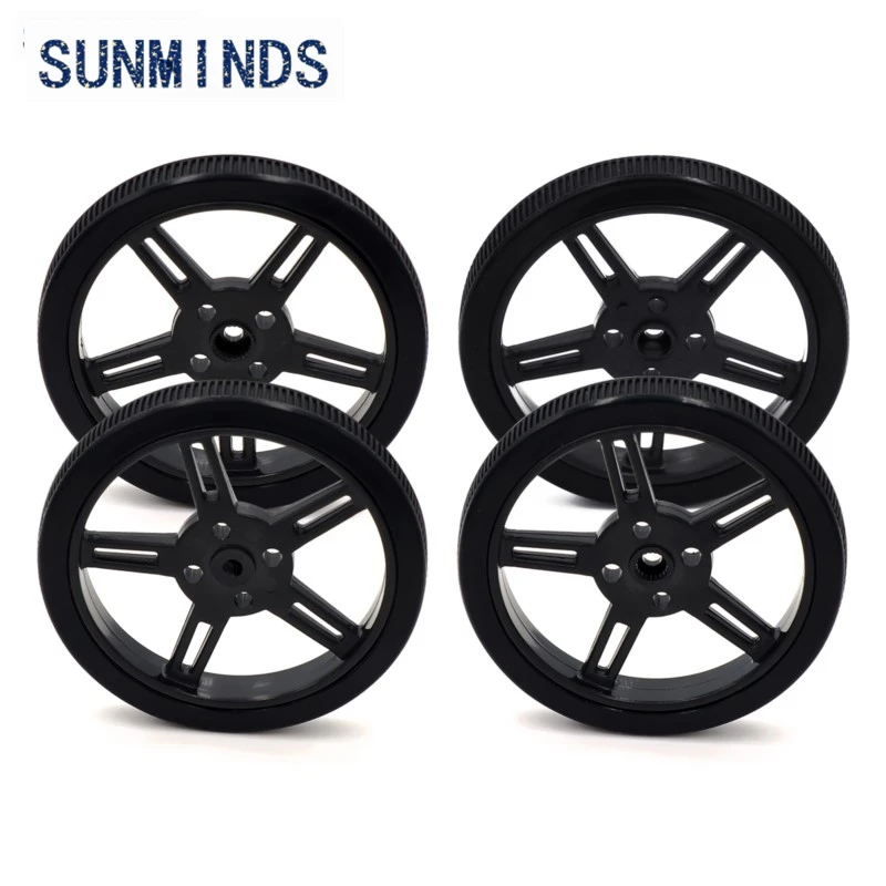 5908 Silicone tire compatible robot smart car 360-degree 9G steering SG90 LEGO TT motor