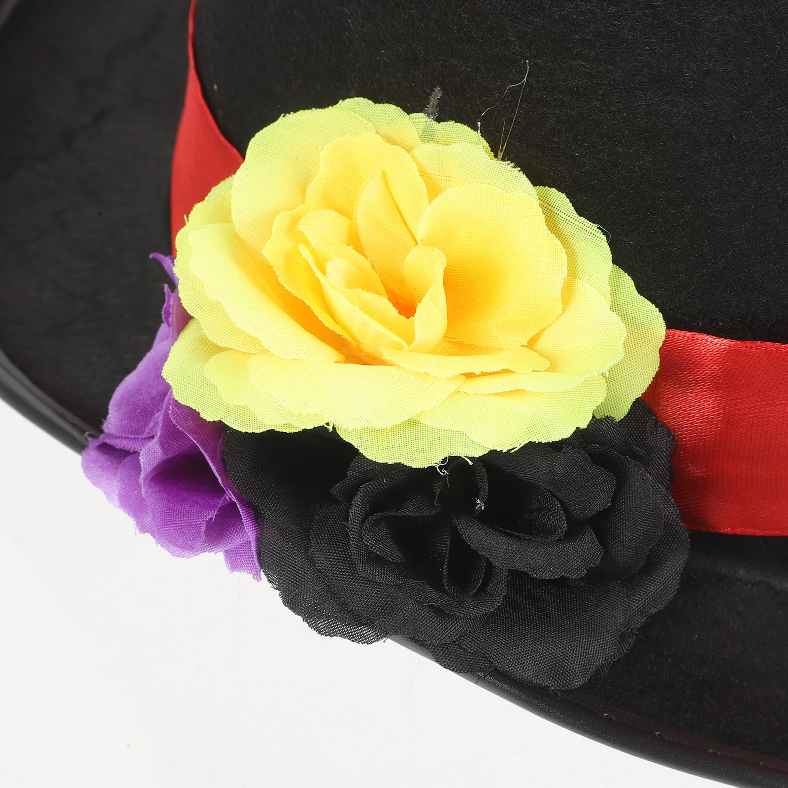 

Flower Hat Steampunk Gloves The Flowers Masquerade Fabric Halloween Accessories Adult