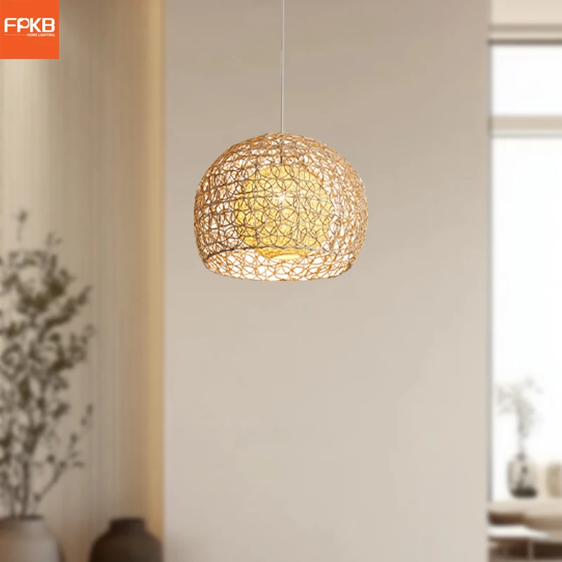 

Restaurant Lights Retro Balcony Wabi Sansi Wind Vine Art Dining Table Chinese Zen Japanese Bedroom Chandelier