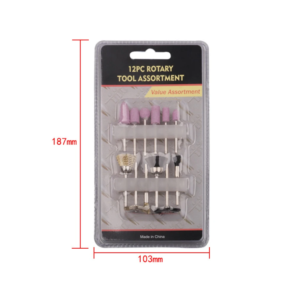 

Набор полировальных головок, 12 шт., заостренная сферическая цилиндрическая заостренная стальная проволока, щетка для удаления ржавчины и полировки