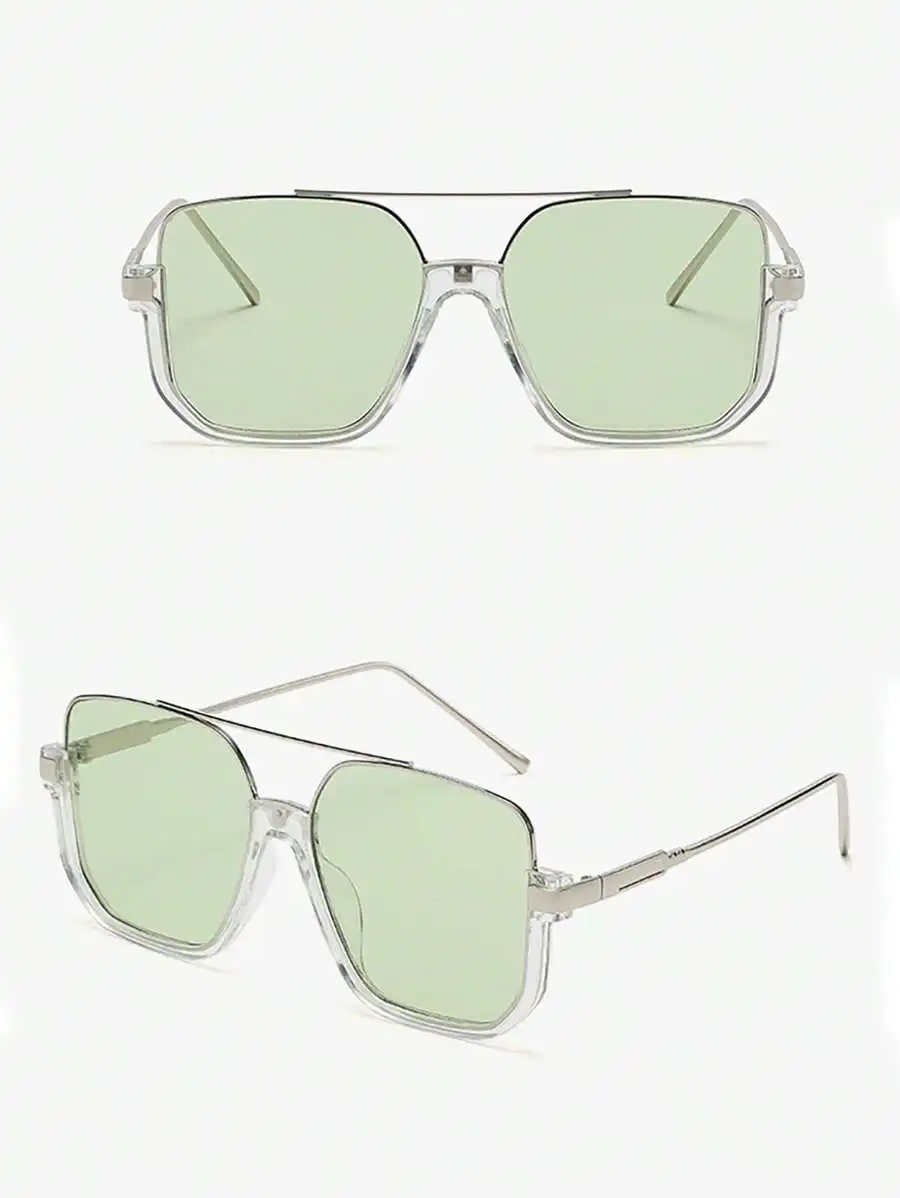 1 Pair Fashionable Exquisite Polygonal Geometric Small Frame Glasses, Elegant And Beautiful, Well-Crafted, Suitable For Daily