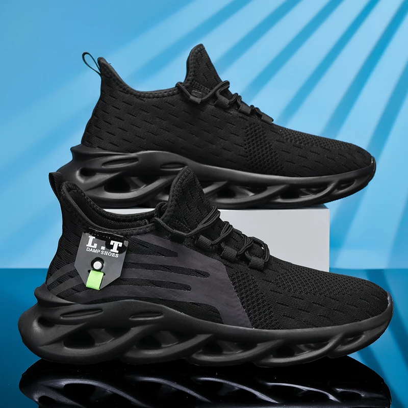 

Mens Sports Shoes Ultra Light Summer New Breathable Flat Sneakers Shock-absorbing Wear-resistant Casual Sports Shoes for Man