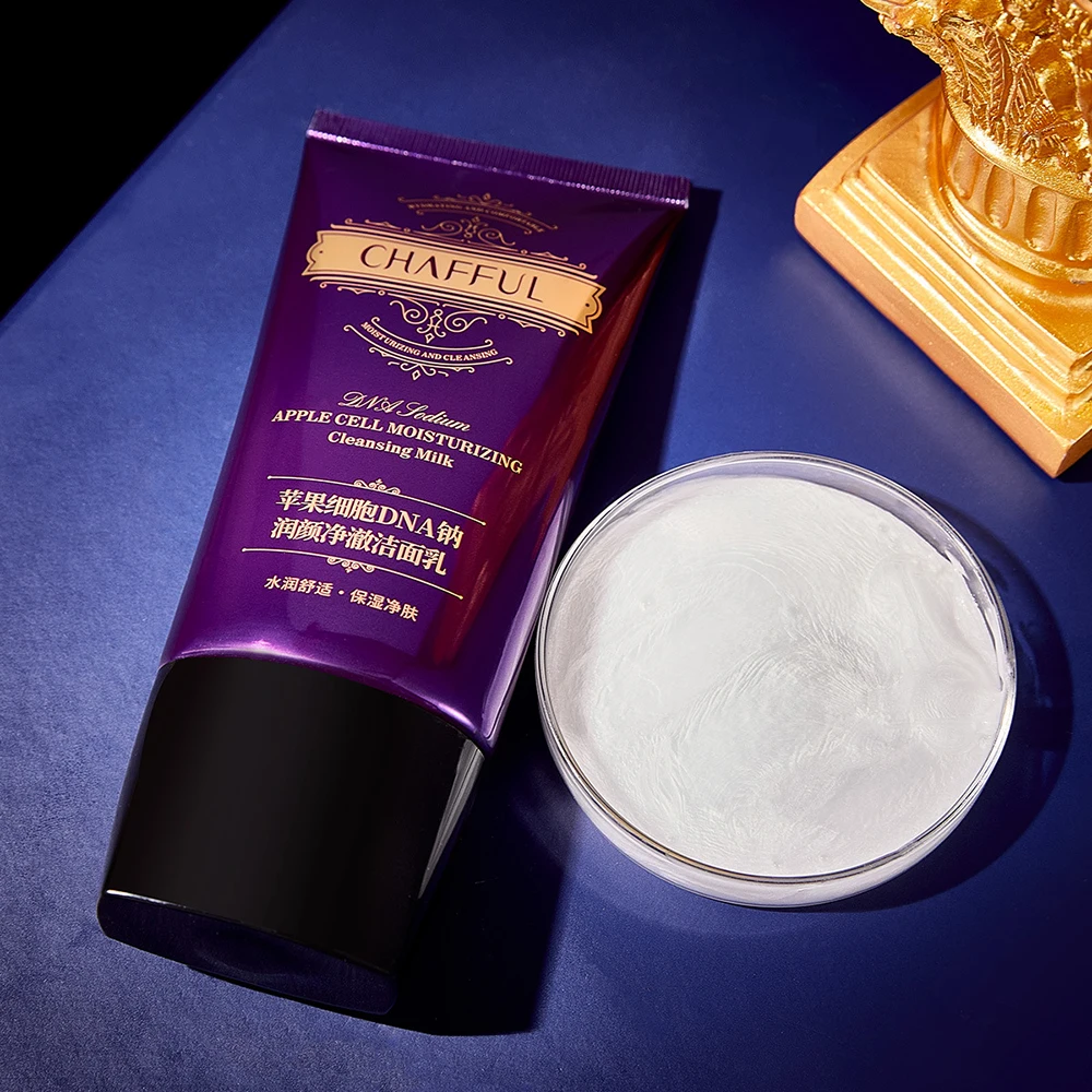 

Apple Cell DNA Sodium Repair Face Wash Products Bubble Moisturizing Facial Cleanser Face Skin Care Firming Cleansing Pore Dirt