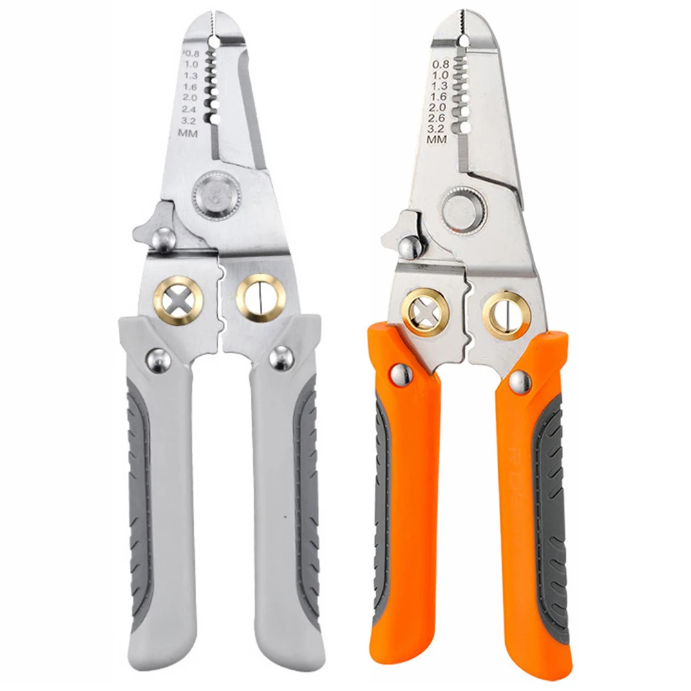 Multifunctional Wire Stripping Pliers 0.8-3.2mm Cable Wire Stripper Wire Cutter/crimper Special Tools For Electricians