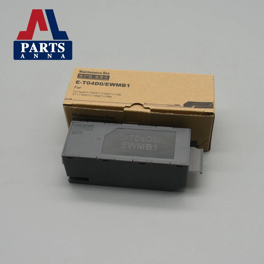 

10 шт. C13T04D000 T04D0 коробка для обслуживания резервуар для отработанных чернил для EPSON EcoTank ET-7700 ET-7750 L7160 L7180 L7188 L7880