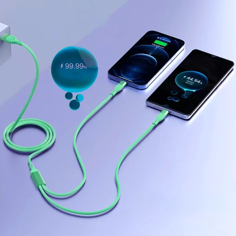 USB充電器と電話用の2 in 1充電ケーブル,5a,Cタイプ,マイクロUSB,急速充電コード,ユニバーサル充電ケーブル