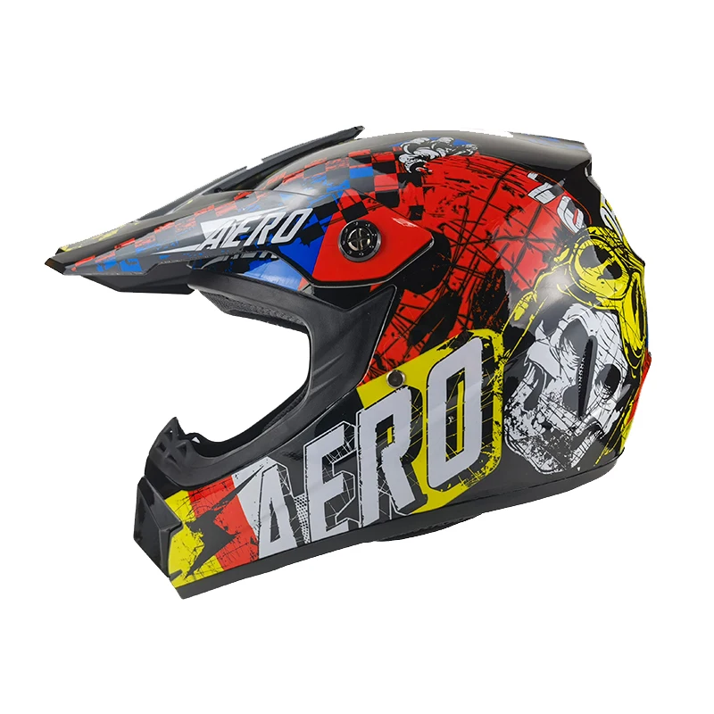 

Cycking Off Road Mountain Bike Riding Helmet Full Helmet Off Road Motorcycle Adult and Youth Off Road Safety Protection Points