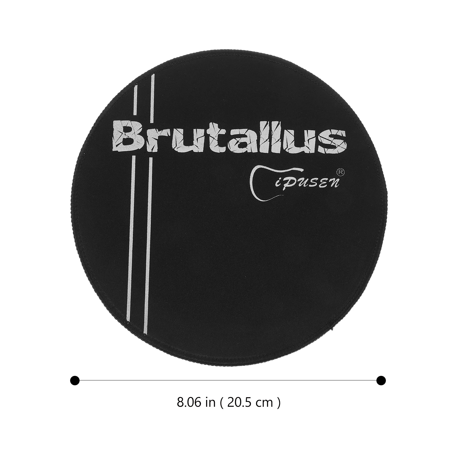 Quiet Drum Pad Leistungsstarkes (schwarzes 8-Zoll-Pad) Bremsenentlüftungsset Zubehör Übungsmatte Snare Tenor