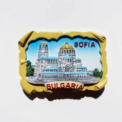 The Republic of Bulgaria Fridge Stickers Sofia Travelling Souvenirs Message Board Magnetic Stickers Weddging Gifts