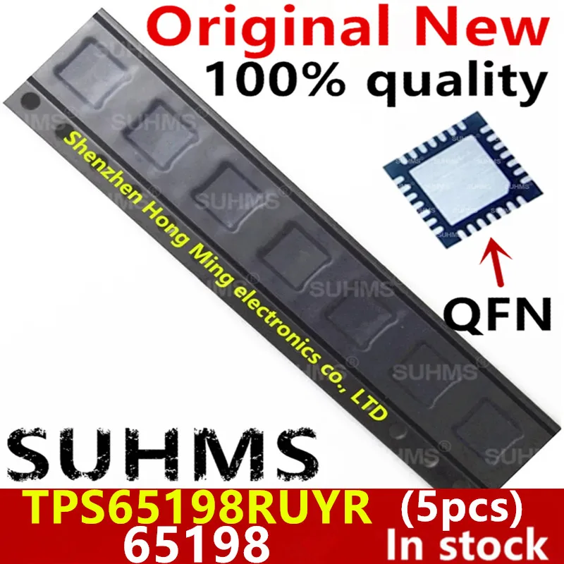 

(5piece)100% New TPS65198RUYR TPS65198 65198 QFN-28