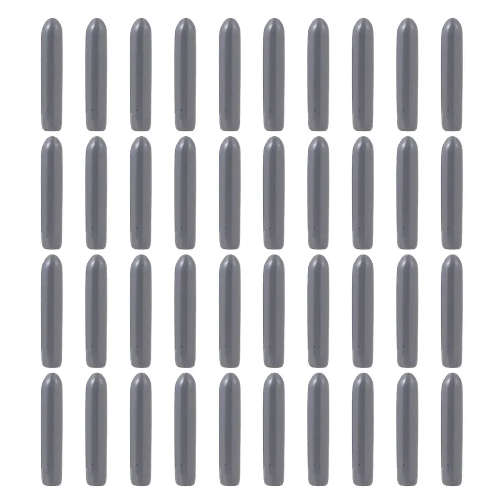 

50 Pcs Silverware Dishwasher Protection Cap Prong Pvc Compatible Cover Caps for Rack