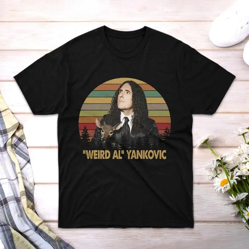 T Shirt Vintage Women Sleeve Friend Weird Family Short AL Yankovic Event