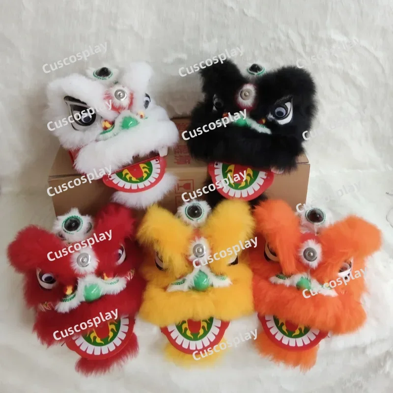 

Wool Lion Dance Durable Children's Awakening Lion Head Performance Prop Chinese New Year Lion Only Head