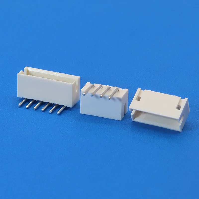 100pcs / bag supply connector ZH-1 5 spacing white horizontal connector 2p-16p temperature resistant connector 1.5 curved needle