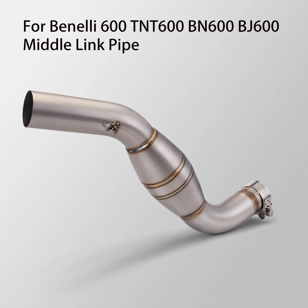Motorcycle Exhaust Middle Link Pipe For Benelli 300 BJ300 GS BN302 TNT300 Benelli 600 BN600 BJ600 TNT600