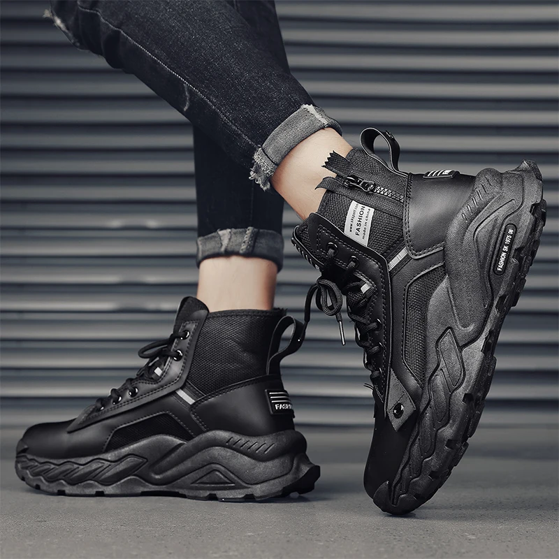 Grandi stivali gialli da uomo in stile americano: stivali da lavoro autunnali con suola ispessita, stivali da lavoro con suola morbida in vera pelle da uomo, R