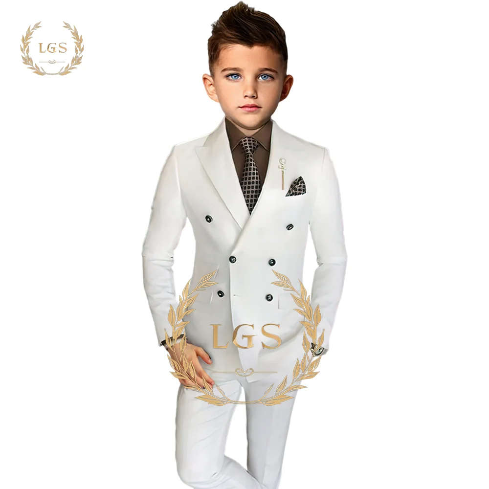 British boys' 2-piece suit - Slim fit and fashionable jacket and pants combination for weddings, parties and special occasions