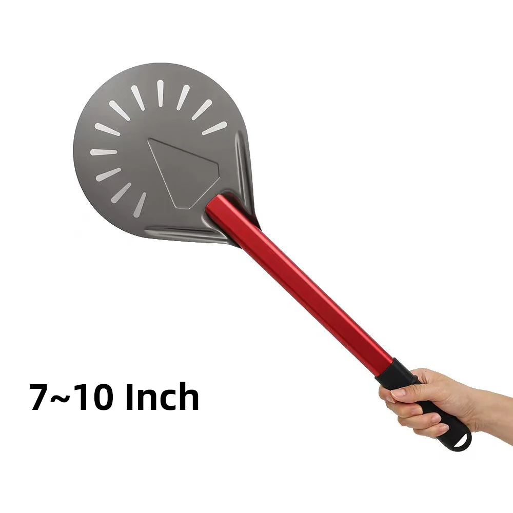 7 10 Inch Small Pizza  Paddle Peel  Perforated Short Handle Shovel Nonstick  Kitchen Utensils  Pizza Turning for Oven Accessorie