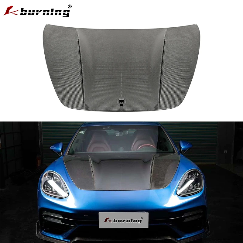 

Car Carbon Fiber TP Style Engine Hood for Porsche Panamera 971 2017-2023 971.1 971.2