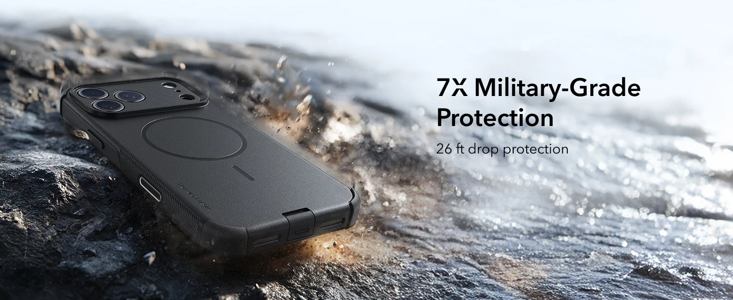 ESR für iPhone 18 Pro Max & 17 Pro Max MagSafe Handyhülle Ultra Slim Militärqualität Sturzschutz-Cover mit Kamerasteuerung – Detail 29