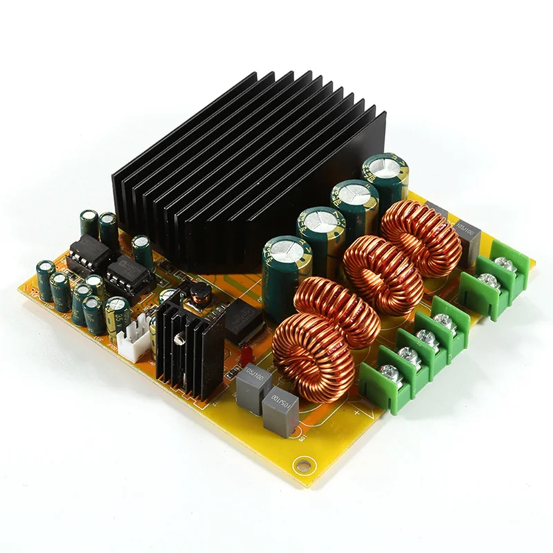 

Модуль платы усилителя 2X300 Вт, двухканальный TAS5630 с предусилителем AD827 класса D, цифровой HIFI модуль высокой мощности