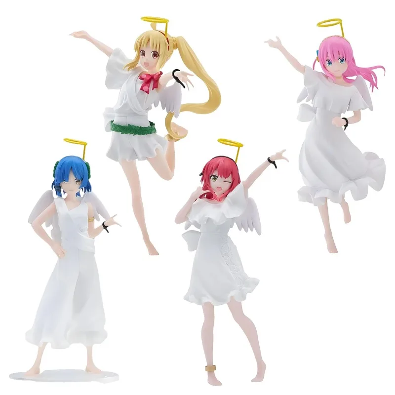 

SEGA "Lonely Rock!" Gotou Hitoha, Ijichi Nijika, Yamada Ryo, Kita Ikuyo Angel Figurine Gifts