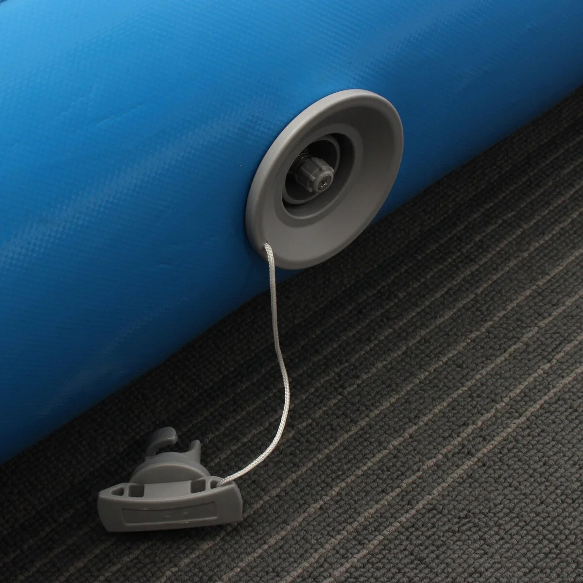 HIBADOU Inflatable Gymnastics Airtrack 3x3x0.2m Floor Tumbling Air Track For Kids Adult One Free electronic Pump