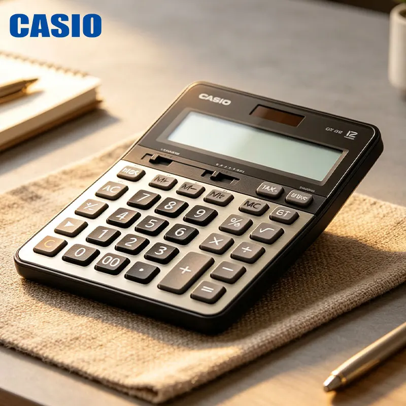 Casio DS-2B/DH-14 Business Calculator 12-Digit Display Large Key Supermarket Retail Cashier Office Computer