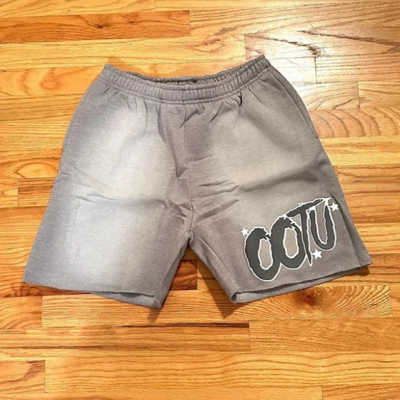 Pantalones cortos con estampado de letras para hombre y mujer, Shorts deportivos informales de algodón de Color sólido, ropa de viaje para pareja,