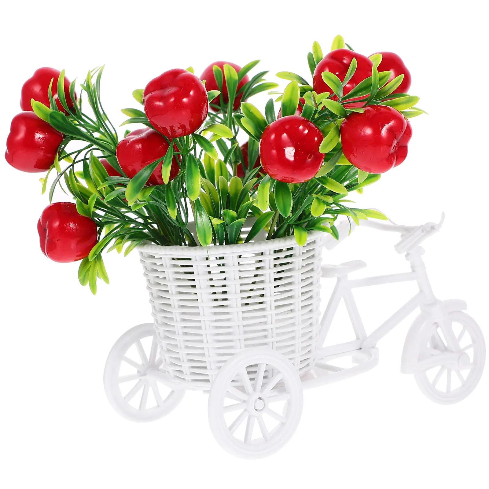 

Floor Apple Ornaments Decor Decorative Apples Decoration Artificial Small Fake Home Plastic Fruit Coffee Table