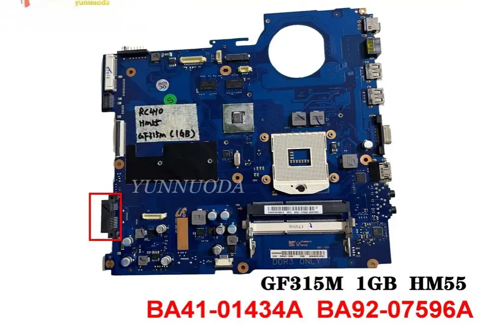 

Original For SAMSUNG NP-RC410 RC410 Laptop motherboard GF315M 1GB HM55 BA41-01434A BA92-07596A Tested Good Free Shipping