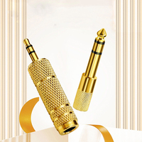 Audio 6.5 male to 3.5 female / 3.5 male jack to 6.35 female adapter amplifier adaptateur casque et micro small to large