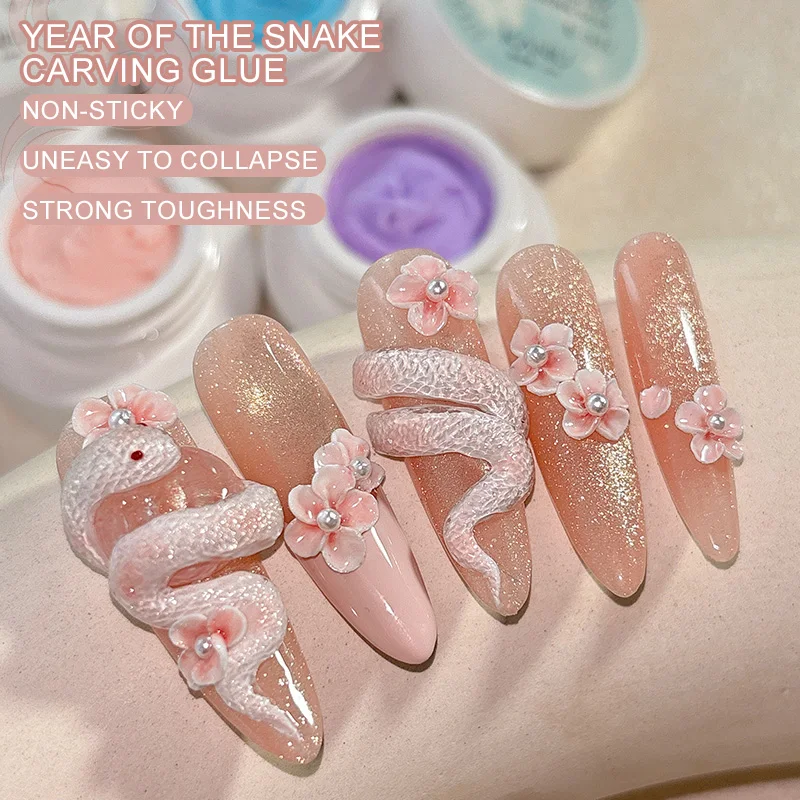 7 couleurs Gel Nail Art plâtre effet 3D sable Texture pas besoin couche de finition Gel vernis UV vernis à ongles laque vernis bricolage ongles