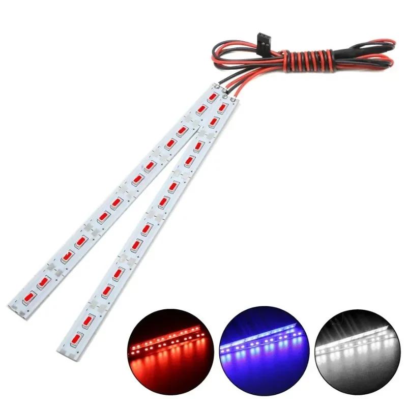 Lampe flash pour voiture RC 1/10 1/8 Traxxas TRtage D90 Axial SCX10, accessoires de voiture à la dérive, châssis LED, lumière absorbe ouissante, lampes, 1/10