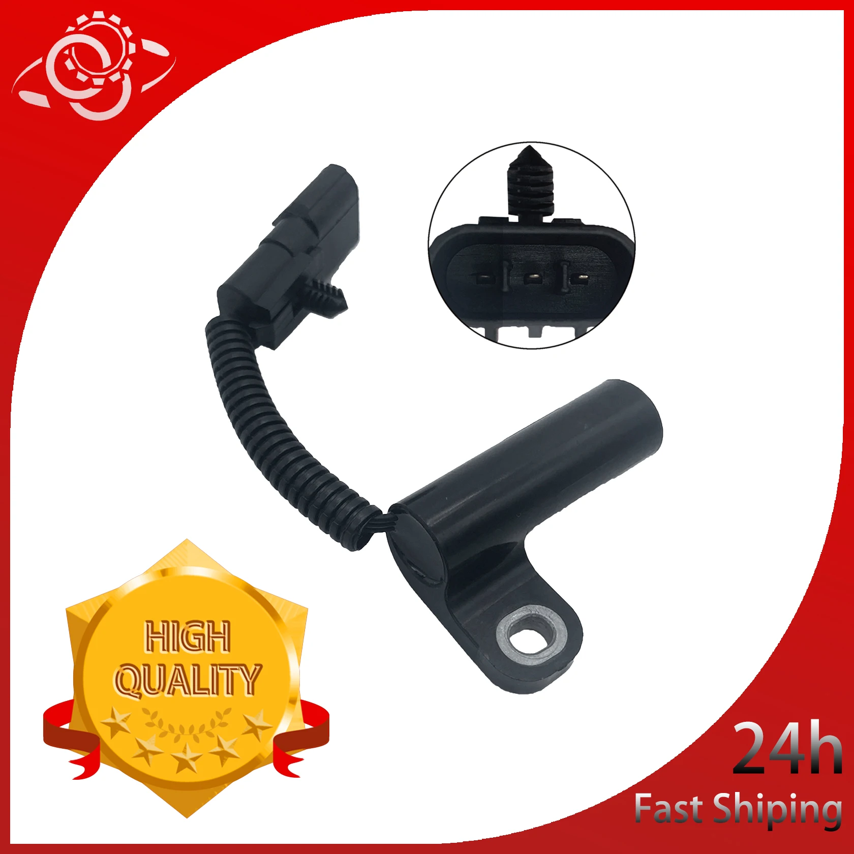 

Crank Position Sensor Compatible With Dodge Stratus Avenger Caravan Chrysler Sebring Cirrus 2.0L 2.5L 4609083 4609077 4807083