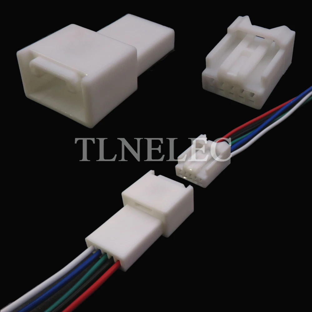 5 Pin Way Auto Steering Wheel Boost Electrical Connector with Wires Car Wiring Harness Sockets 7282-5830 7283-5830 90980-11909