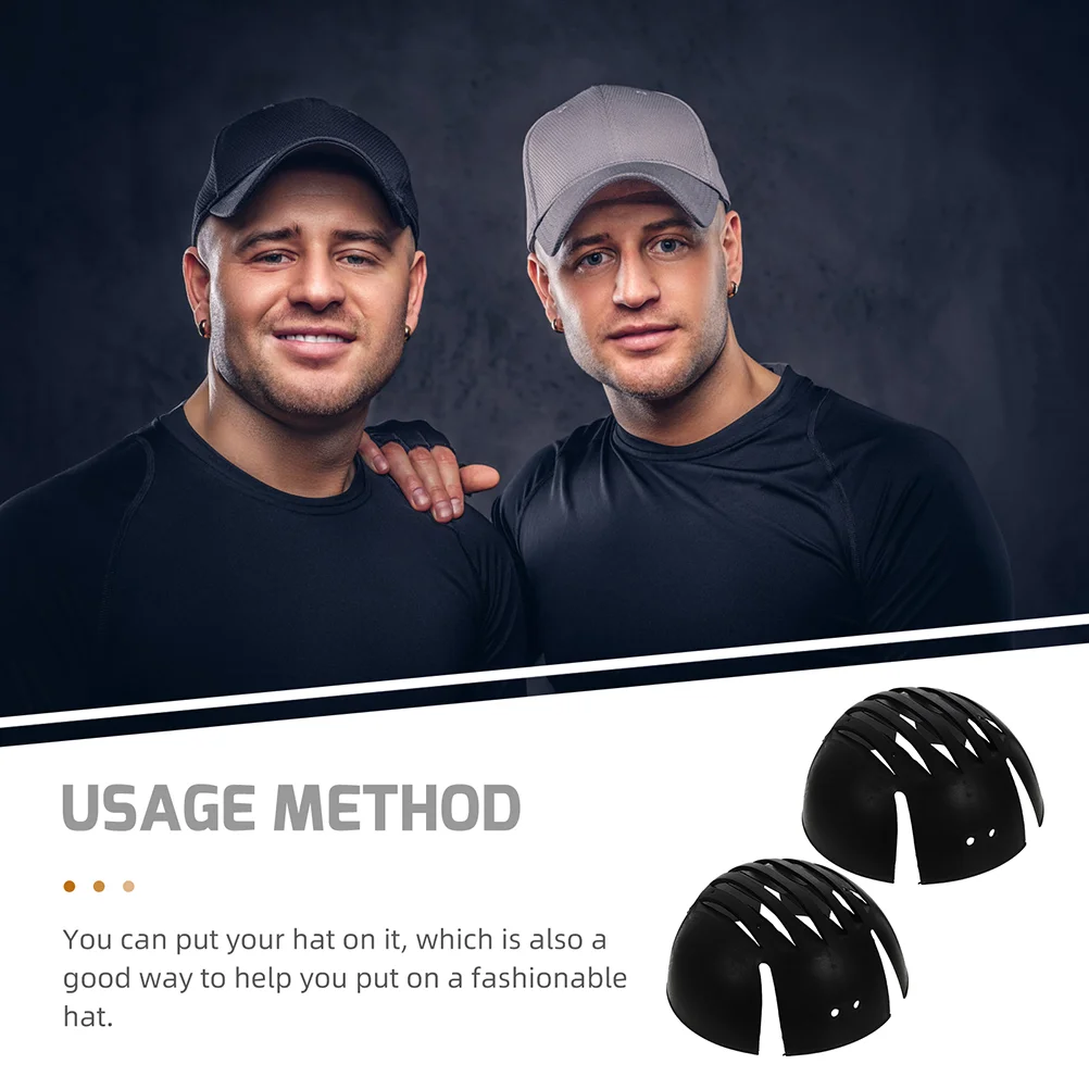 3 Pcs Lining Baseball Hat Liners Cap Bumper Safety Caps Insert Plastic Universal Hard Man