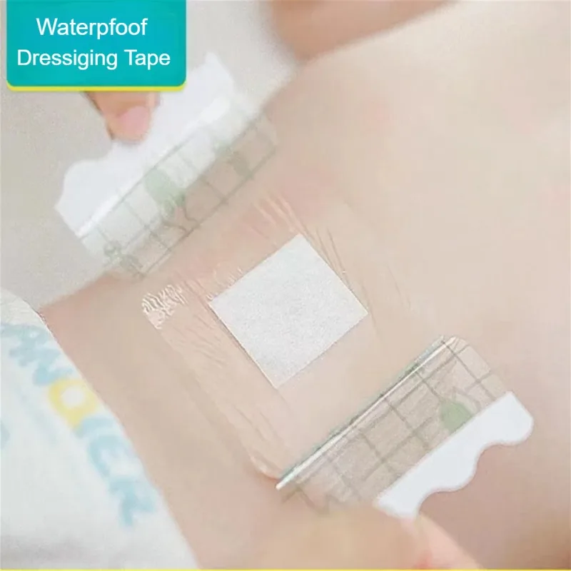 

30Pcs/Set Waterproof Patch Wound Dressing Tape Transparent First Aid Tape for Swimming Bath Wound Care Protection Pad