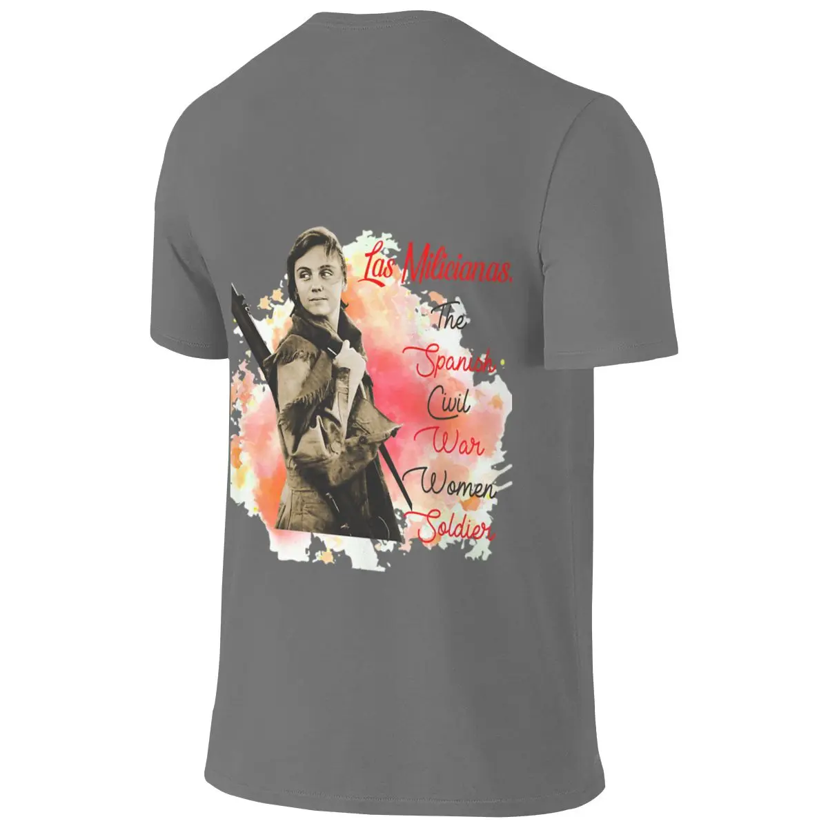 Las Milicianas The Spanish Civil War Women Soldiers Lazy Style Reversible T-shirt Urban Commuting Trendy And Personalized Tees