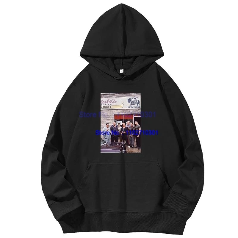 Unisex the Sopranos Mafia New York Graphic Hoodie Cotton Spring Autumn Essential Men's Hooded Sweatshirt