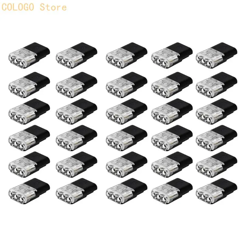 Quick Install Electrical Connectors Flame Retardant Plastic Safe Use for Home D0LD
