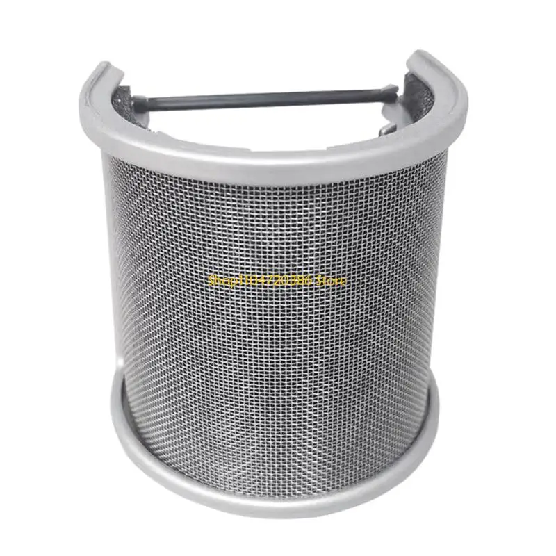 Mikrofon -Poping -Bildschirm mit Metallnetz Mikrofon knallend Windschutzscheiben