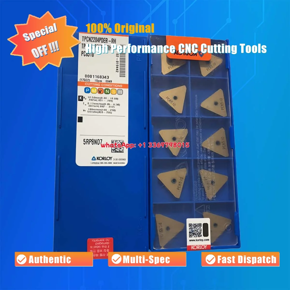 

10 шт. оригинальные TPCN TPCN11 TPCN1103 04 PPN PDER-RH H01 A30 CN30 PC6510 фрезерная вставка