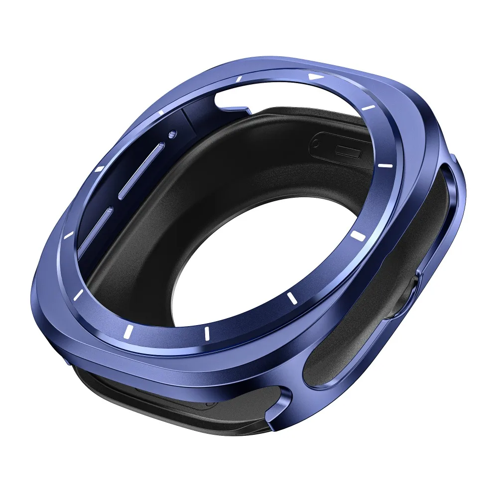 حافظة معدنية فاخرة لساعة سامسونج جالاكسي الترا 2025 47 مللي متر غطاء من سبائك الألومنيوم واقي للشاشة لساعة جالاكسي 2024 47 مللي متر #3