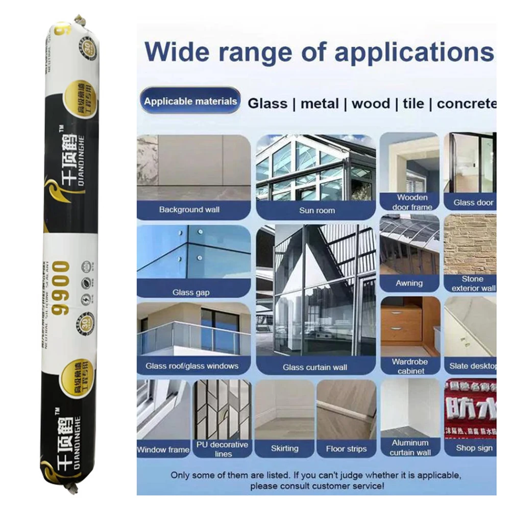 9900 Silicone Sealant High Strength High-Temperature Silicone Adhesive Fixing Sealing Filling-Gaps Sealant Plumbing Leaks Repair