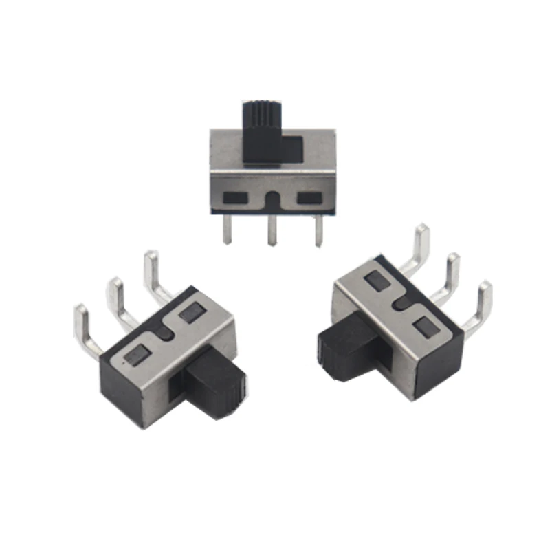 【30-5PCS】SS12D10 SS12D06 Toggle Switch Straight / Right Angle 3 Pin 1P2T Handle High Slide Toggle Switches