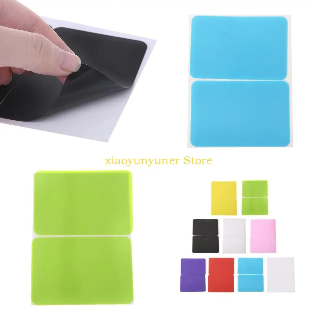 P9JB 2Pcs Colorful Laptop Keyboard Touch Pad Wrist Rest Mat Touch Bar Wrist Pad Palm Rests Support Cushion Pad